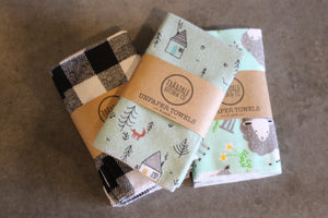 Unpaper Towel 6 Pack- Minty Lamb