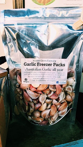 1/2 kg Purple Garlic Freezer Packs-PRE SALES